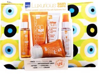 Luxurious Set Face Cream Spf50 40ml & Sunscreen Cream Spf30 75ml & After Sun 75ml & Tanning Oil Spf6 50ml & Hydrating Mist 50ml