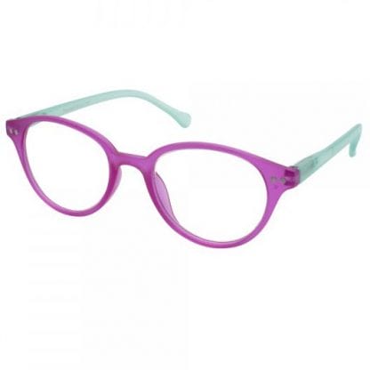 Eyelead Γυαλιά Διαβάσματος Unisex Μωβ - Τυρκουάζ Κοκκάλινο Ε171 - 2,00