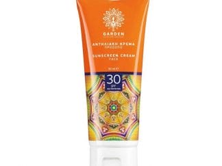 Garden Sunscreen Face Cream Spf30 Αντηλιακή Κρέμα Προσώπου Λαιμού Υψηλής Προστασίας 50ml