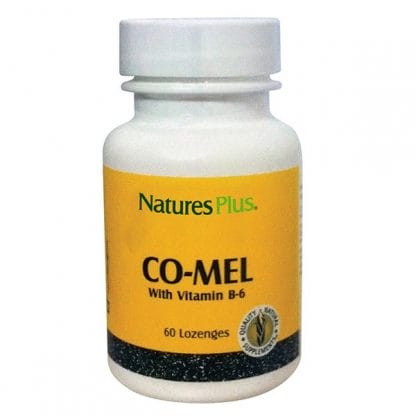 Nature's Plus Co-Mel with B6 Συμπλήρωμα Μελατονίνης με Βιταμίνη B6 60 lozenges