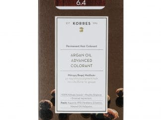 Korres Argan Oil Advanced Colorant Μόνιμη Βαφή Μαλλιών με Τεχνολογία Pigment-Lock που Κλειδώνει το Χρώμα 50ml - 6.4 ΞΑΝΘΟ ΣΚΟΥΡΟ ΧΑΛΚΙΝΟ