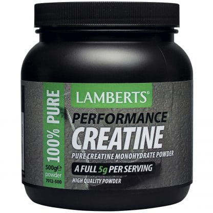 Lamberts Peformance Creatine Συμπλήρωμα Διατροφής Κρεατίνης σε Σκόνη 500gr