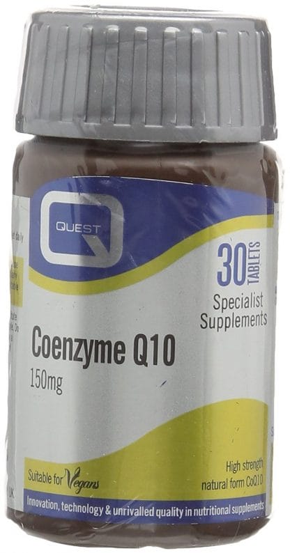 Quest Coenzyme Q10 150mg Συμπλήρωμα Διατροφής Συνενζύμου Q10 για την Μέγιστη Παραγωγή Ενέργειας 30tabs