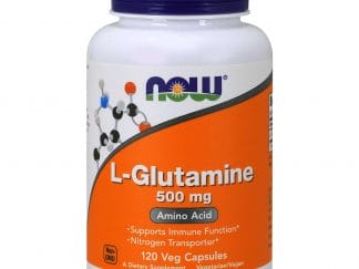 Now Foods L-Glutamine 500mg Συμπλήρωμα Διατροφής για τη Φυσιολογική Λειτουργία του Εντέρου & Υγιές Πεπτικό Σύστημα 120 Vegcaps