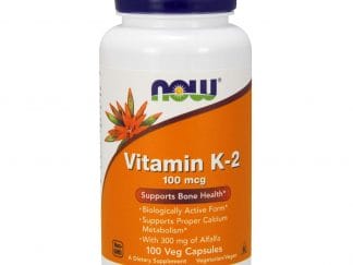 Now Foods Vitamin K-2 100mcg Συμπλήρωμα Διατροφής για την Καλή Καρδιαγγειακή Υγεία & την Πήξη του Αίματος 100 Veg.Caps
