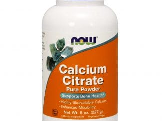 Now Foods Calcium Citrate Pure Powder (Vegetarian) Συμπλήρωμα Διατροφής, Κιτρικό Ασβέστιο Υψηλής Καθαρότητας σε Σκόνη 227gr