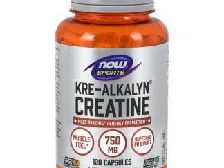 Now Foods Kre-Alkalyn® Creatine 750mg Συμπλήρωμα Διατροφής, Φόρμουλα Καθαρής Κρεατίνης 120 Caps