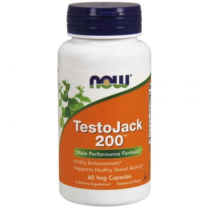Now Foods Testojack 200, 200mg Συμπλήρωμα Διατροφής για την Αύξηση της Φυσικής Τεστοστερόνης & της Ενέργειας 60 vegcaps