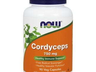 Now Foods Cordyceps 750mg Συμπλήρωμα Διατροφής με Αντιοξειδωτικές Ιδιότητες, Υποστηρίζει Ένα Υγιές Ανοσοποιητικό 90 VegCaps