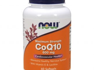Now Foods CoQ10 600mg Maximum Strengh Συμπλήρωμα Διατροφής για Υγιές Καρδιαγγειακό Σύστημα με Αντιοξειδωτική Δράση 60 Softgels