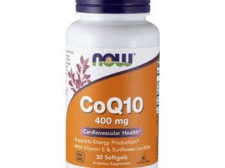 Now Foods CoQ10 400mg With Vitamin E & Lecithin Συμπλήρωμα για Υγιές Καρδιαγγειακό Σύστημα με Αντιοξειδωτική Δράση 30 Softgels