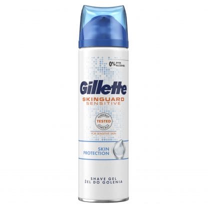 Gillette SkinGuard Sensitive Shave Gel Ζελ Ξυρίσματος για την Ευαίσθητη Επιδερμίδα 200ml