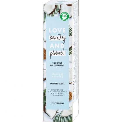 Love Beauty & Planet Coconut & Peppermint Blooming Whitening Toothpaste Οδοντόκρεμα για Λαμπερό & Λευκό Χαμόγελο 75ml