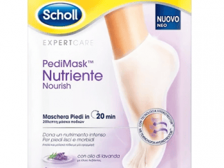 Scholl Expert Care PediMask Nutriente Nourish Μάσκα Ποδιών με Έλαιο Λεβάντας 1 Ζευγάρι
