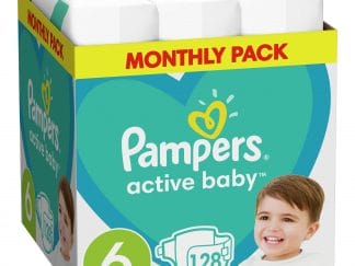 Pampers Active Baby Monthly Pack Νο6 (13-18kg) 128 πάνες