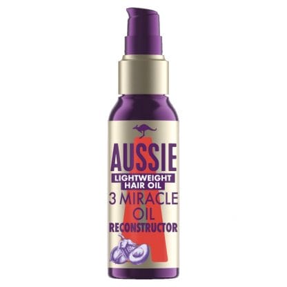Aussie 3 Miracle Oili Reconstructor Lightweigtht Hair Oil Λάδι Αναδόμησης Μαλλιών 100ml