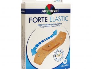 Master Aid Forte Elastic Large 78mm x 26mm Αυτοκόλλητα Ελαστικά Επιθέματα Ιδανικά για Μικροτραυματισμούς 14 Τεμάχια