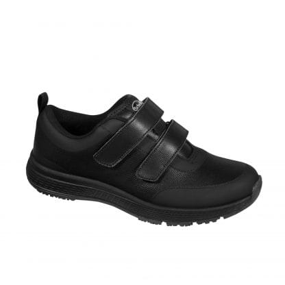 Scholl Shoes Energy Plus Double Strap Man Black Ανδρικά Ανατομικά Παπούτσια Χαρίζουν Φυσικό Χωρίς Πόνο Βάδισμα 1 Ζευγάρι - 46