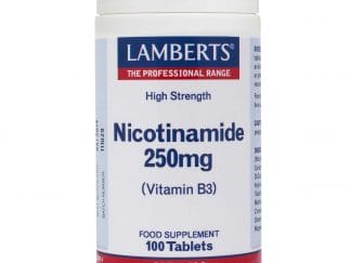 Lamberts Nicotinamide Συμπλήρωμα Διατροφής για τη Μνήμη και τη Πνευματική Απόδοση 250mg 100tabs