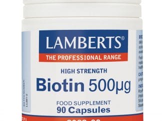 Lamberts Biotin Συμπλήρωμα Βιοτίνης 500mg 90Caps