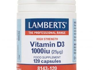 Lamberts Vitamin D3 Συμπλήρωμα Διατροφής Βιταμίνης D3 1000iu 120tabs