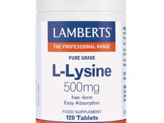Lamberts L-Lysine Συμπλήρωμα Διατροφής με Αμινοξύ για Περιόδους Κοινού Κρυολογήματος 500mg 120tabs