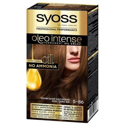 Syoss Oleo Επαγγελματική Μόνιμη Κρέμα Βαφή - 5-86 Μόκα