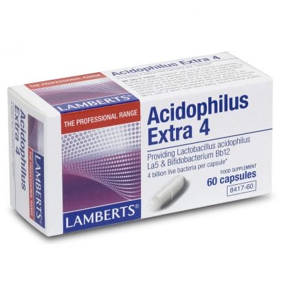 Lamberts Acidophilus Extra 4 Συπλήρωμα Διατροφής για την Διατήρηση της Υγείας του Γαστρεντερικού Συστήματος - 30 tabs