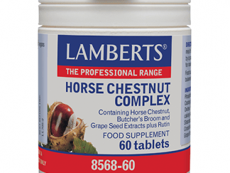 Lamberts Horse Chestnut Complex Συμπλήρωμα Διατροφής Κατάλληλο για την Φυσιολογική Φλεβική Λειτουργία 60Tablets