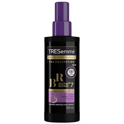 TRESemme Primer Protect Biotin+Repair 7 Προστατευτικό Spray Μαλλιών Κατά της Θερμότητας, Αναδομεί τα Ταλαιπωρημένα Μαλλιά 125ml