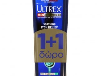Ultrex Men Soothing Itch Relief Αντιπιτυριδικό Σαμπουάν για Ευαίσθητη Επιδερμίδα με Εκχύλισμα Ευκαλύπτου 2x360ml 1+1 Δώρο