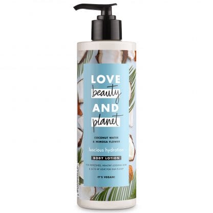 Love Beauty & Planet Coconut Water & Mimosa Flower Body Lotion Ενυδατικό Γαλάκτωμα Σώματος με Νερό Καρύδας & Άνθη Μιμόζας 400ml
