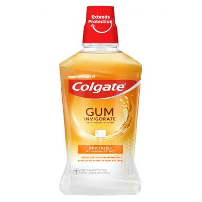 Colgate Gum Invigorate Teeth Mouthwash Στοματικό Διάλυμα Κατά των Προβλημάτων & των Ερεθισμών των Ούλων 500ml