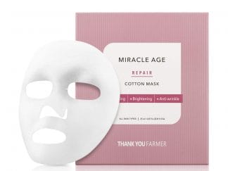 Thank You Farmer Miracle Age Repair Cotton Mask Θρεπτική Υφασμάτινη Μάσκα Προσώπου Εντατικής Τροφής της Επιδερμίδας 1 Τεμάχιο