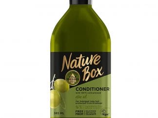 Nature Box Olive Oil Conditioner Μαλακτική Κρέμα Μαλλιών με Έλαιο Ελιάς για Προστασία της Τρίχας από το Σπάσιμο 385ml