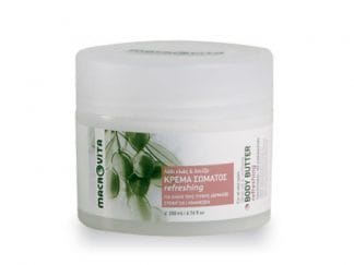 Macrovita Κρέμα σώματος refreshing με λάδι ελιάς & λουΐζα 200ml