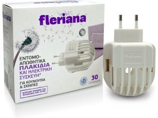 Power Health Fleriana Εντομοαπωθητικά Πλακίδια & Ηλεκτρική Συσκευή για Κουνούπια & Σκνίπες 30πλακίδια