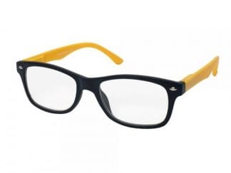 Eyelead Γυαλιά Διαβάσματος Unisex Χρώμα Μαύρο - Κίτρινο, με Κοκκάλινο Σκελετό E189 - 1,5