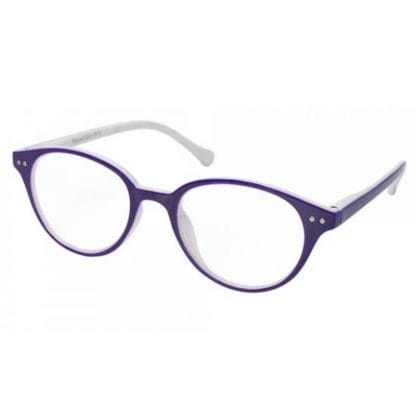 Eyelead Γυαλιά Διαβάσματος Unisex Χρώμα Μωβ - Λευκό, με Κοκκάλινο Σκελετό E172 - 3,50