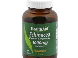 Health Aid Echinacea 1000mg Για Ενίσχυση Της Φυσικής Άμυνας Του Οργανισμού 60 ταμπλέτες
