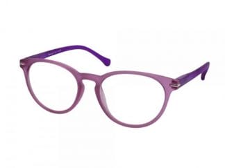 Eyelead Γυαλιά Διαβάσματος Unisex Χρώμα Ροζ - Μωβ, με Κοκκάλινο Σκελετό E163 - 2,00