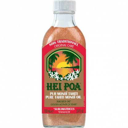 Hei Poa Pure Tahiti Monoi Oil Golden Mother Of Pearl Nacres Λάδι Περιποίησης της Επιδερμίδας 100ml