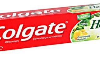 Colgate Herbal White Με Ασβέστιο, Baking Soda, Μέντα, Ευκάλυπτο Και Εκχυλίσματα Λεμονιού 75ml