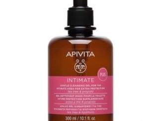 Apivita Intimate Care Plus Απαλό Gel Καθαρισμού για την Ευαίσθητη Περιοχή για Επιπλέον Προστασία με Πρόπολη & Τεϊόδεντρο 300ml