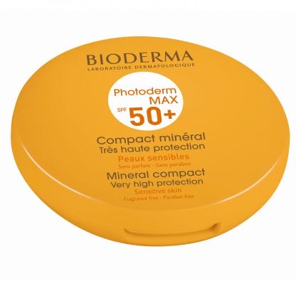 Bioderma Photoderm Max Compact Teinte Spf50+ Make Up Πούδρα για το Ευαίσθητο & Δυσανεκτικό στον Ήλιο Δέρμα 10gr - Ανοιχτή Απόχρωση