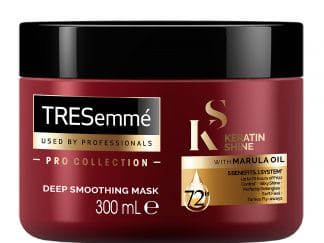 TRESemme Keratin Shine Mask With Marula Oil Μάσκα Μαλλιών με Έλαιο Κερατίνης για Απαλά & Λεία Μαλλιά που δεν Φριζάρουν 300ml