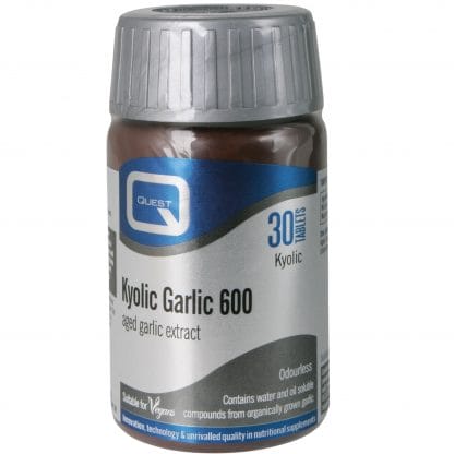 Quest Kyolic Garlic 600mg Αοσμο Σκορδο Ενίσχυση Στο Ανοσοποιητικό 30tabs
