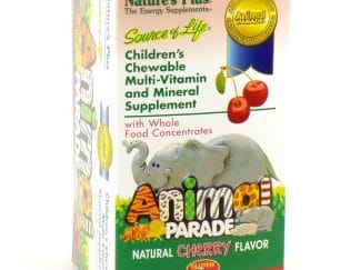 Nature's Plus Animal Parade-Cherry Multi-Vitamin Πλήρες Συμπλήρωμα Πολυβιταμινών για Παιδιά 90 Chew.Tabs
