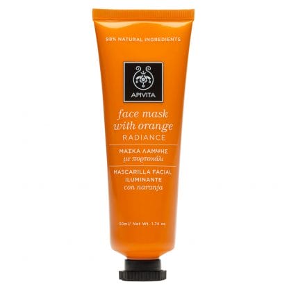 Apivita Face Mask with Orange Μάσκα Λάμψης για Θαμπές Επιδερμίδες με Πορτοκάλι, Όλοι οι Τύποι Δέρματος 50ml