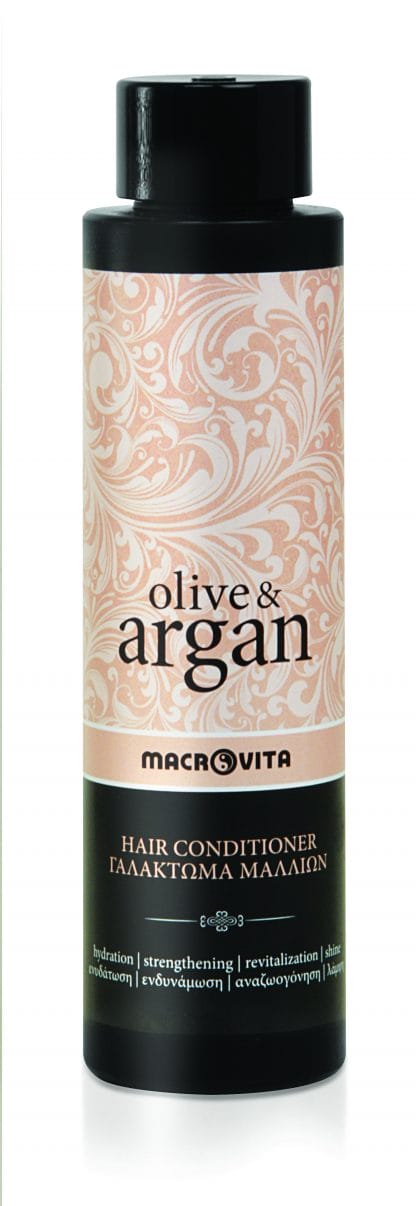 Macrovita Olive & Argan Hair Conditioner Γαλάκτωμα Μαλλιών 200ml